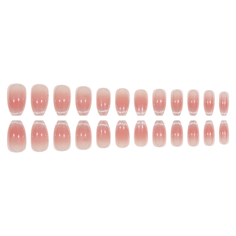 Elegante Glänzende Gel Aufklebenägel Brehn