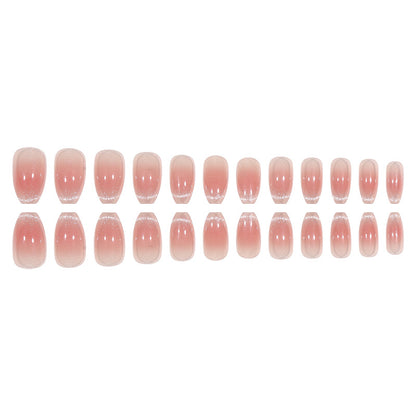 Elegante Glänzende Gel Aufklebenägel Brehn