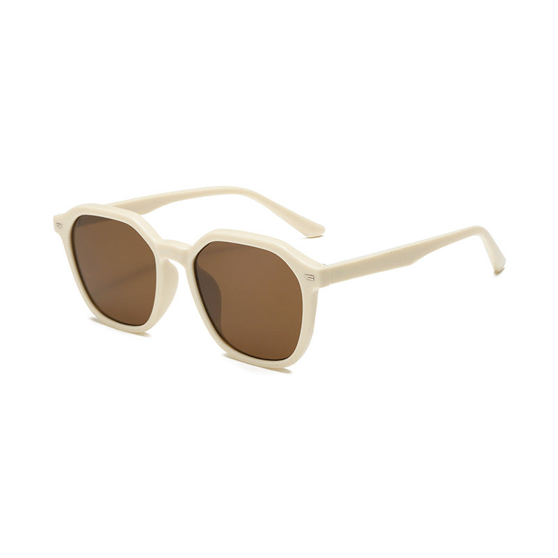 Damen stilvolle Sonnenbrille im modernen Polygonalen Design Brehn