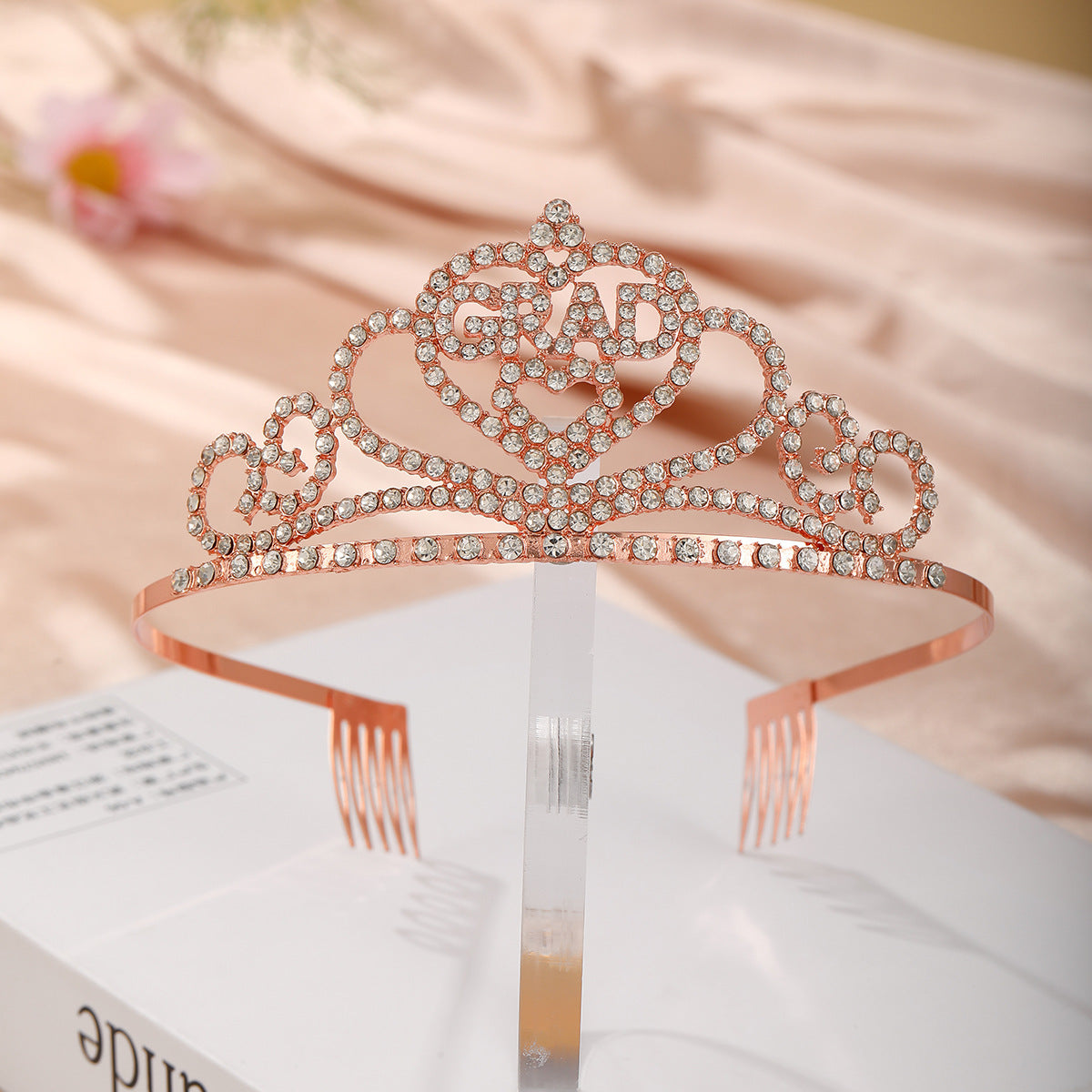 Damen Dekorative Kristall-Tiara Brehn