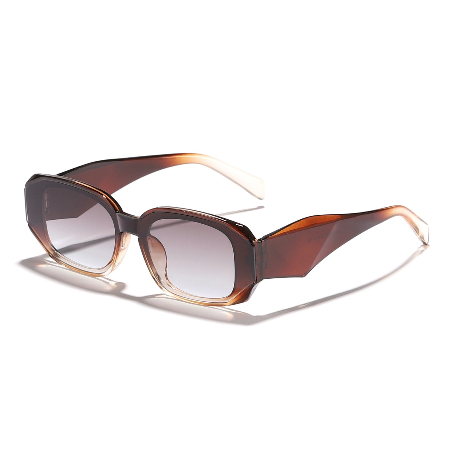 Damen modische Sonnenbrille im kantigen Design mit UV-Schutz Brehn