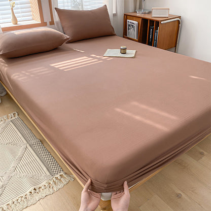 Extra-tiefes Elastisches Jersey-Spannbettlaken mit rutschfester Eckenzugabe