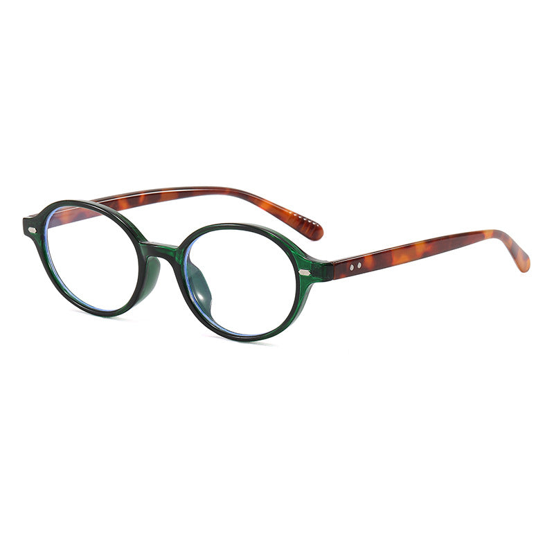 Damen modische runde Lesebrille mit flexiblem Kunststoffrahmen Brehn