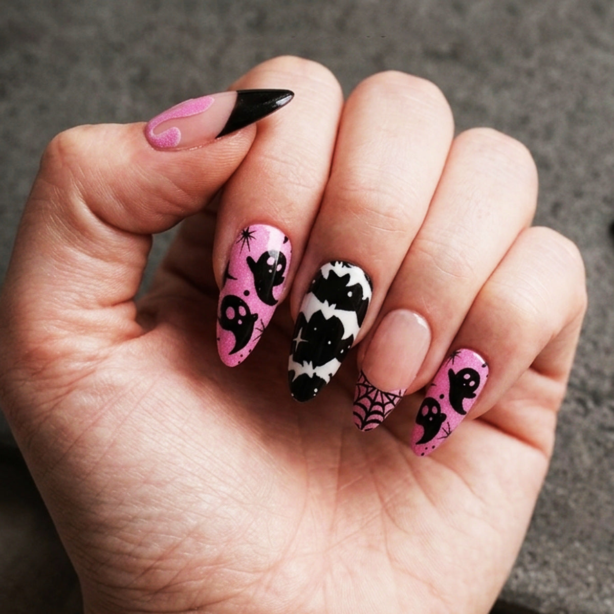 Halloween-Themen Press-On Nail Set