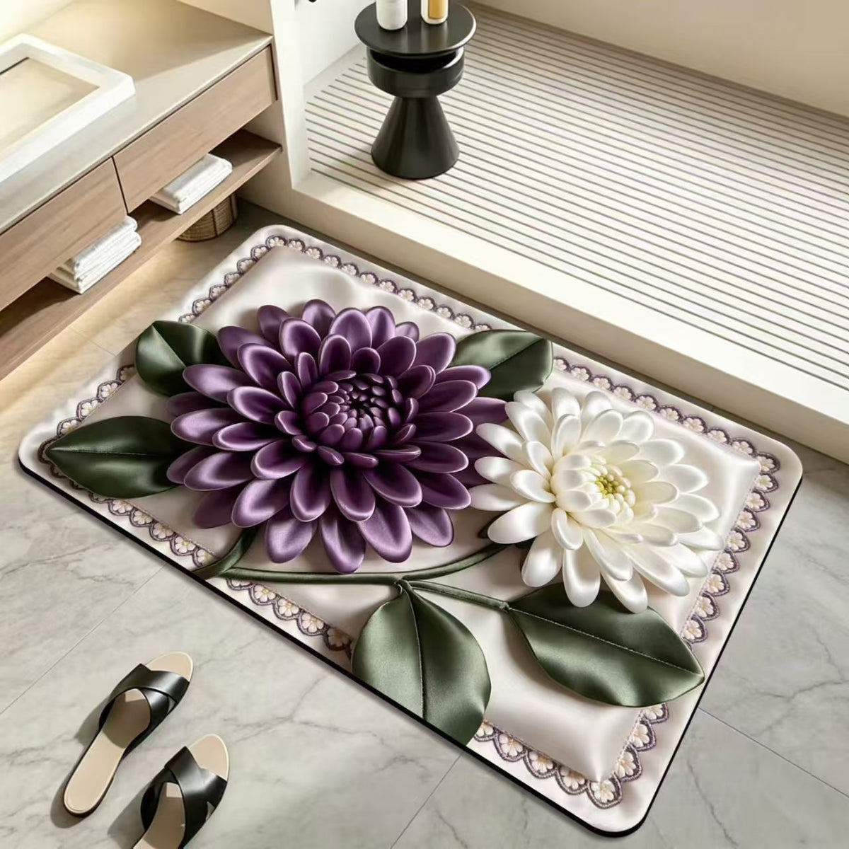 Florales Design-Badmatt