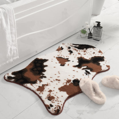 Plüsch Tierdruck Badezimmerteppich