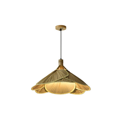 Künstlerische Geflochtene Palm Pendant Licht