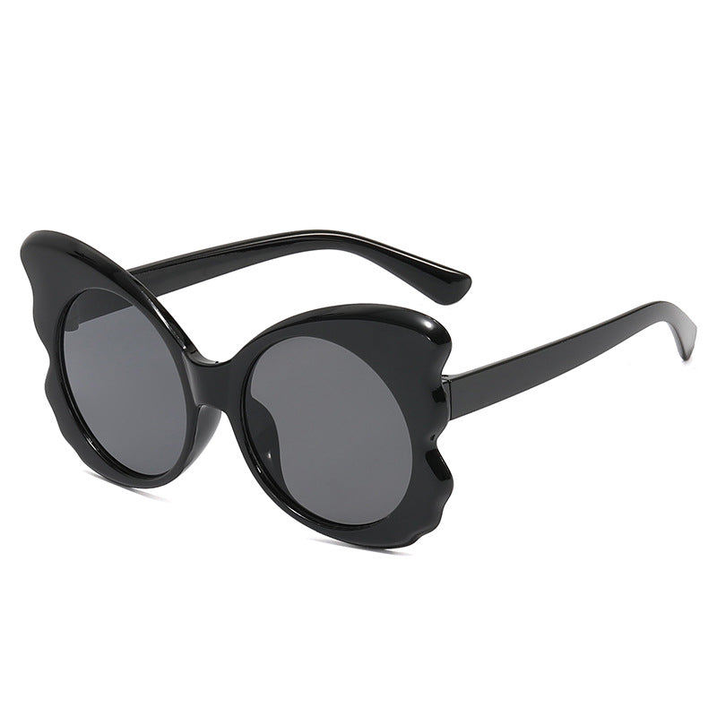 Damen Cat-Eye Sonnenbrille mit einzigartiger Rahmenführung und UV-Schutz Brehn