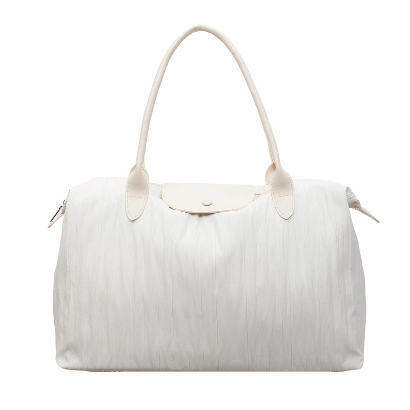 Premium strukturiertes Leder Reisetasche