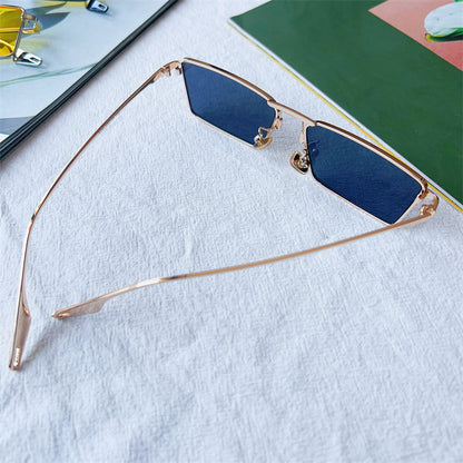 Modebewusste geometrische Fassung Sonnenbrille Brehn