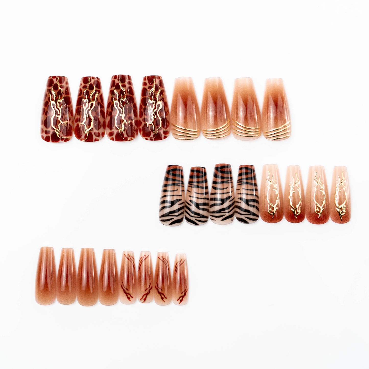 Künstliche Nail Art Nägel Brehn
