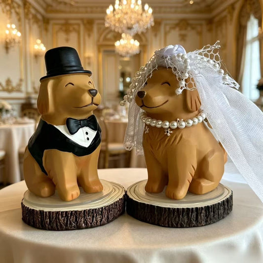 Hochzeits-Hundefiguren Brehn