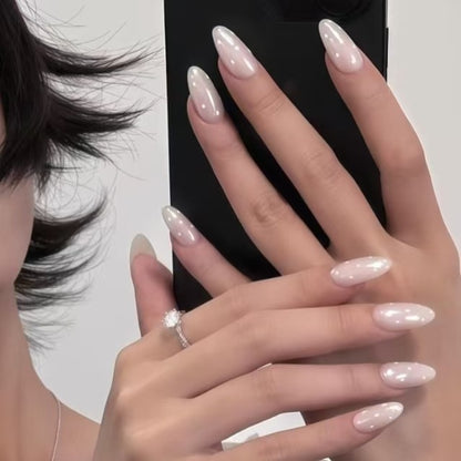 Premium Glänzendes Press-On Nagelset