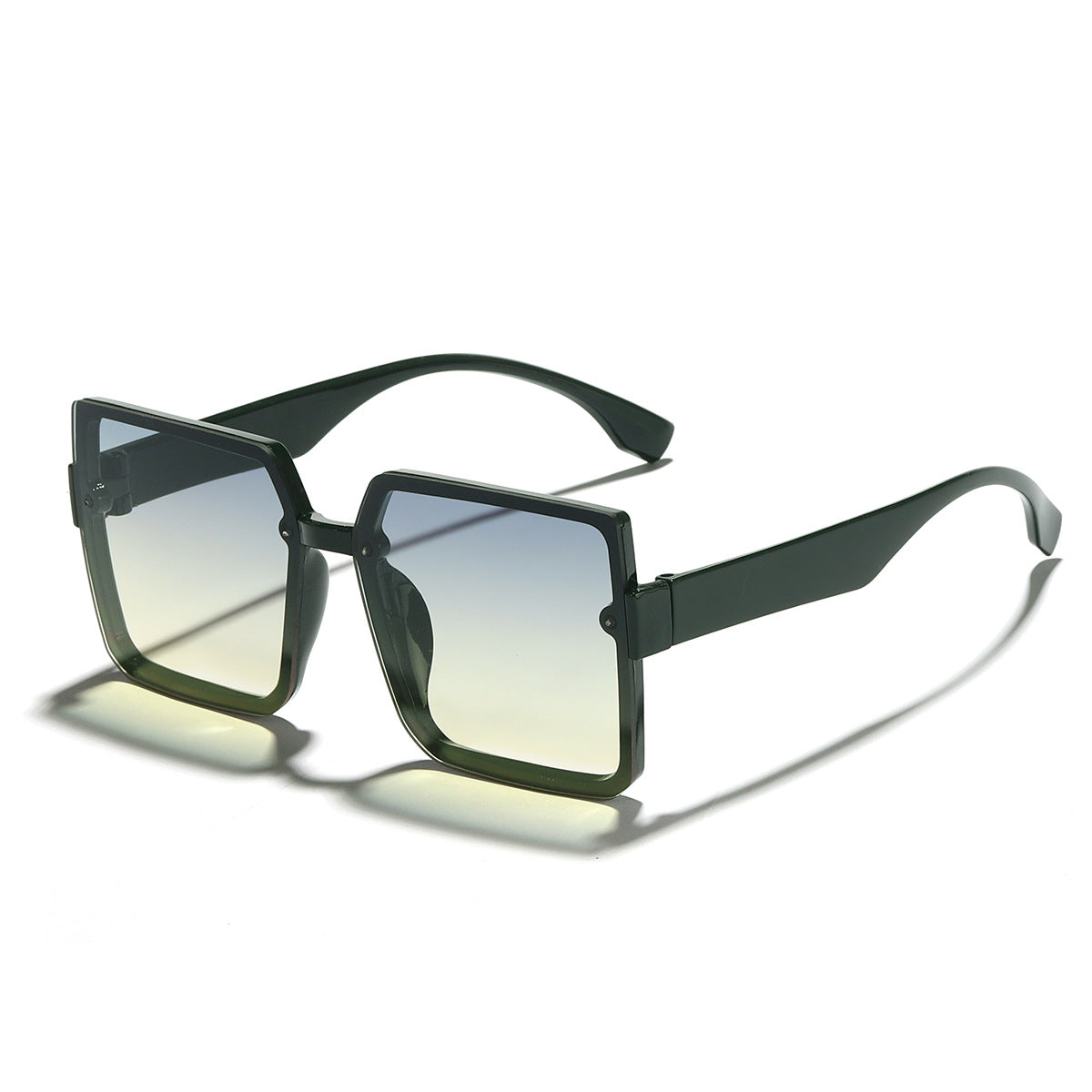 Damen Quadrat-Sonnenbrille mit retro-inspiriertem Design und weichen Gläsern Brehn