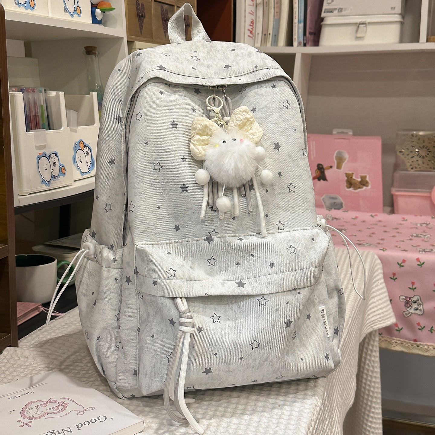 Trendy Sternmuster Rucksack