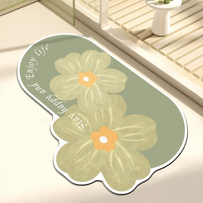 Künstlerische Blumendekorationsmatte