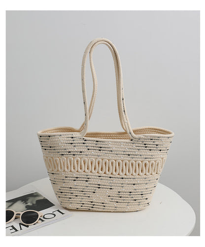 Elegante Handgefertigte Strandtasche mit Feinem Flechtmuster Brehn