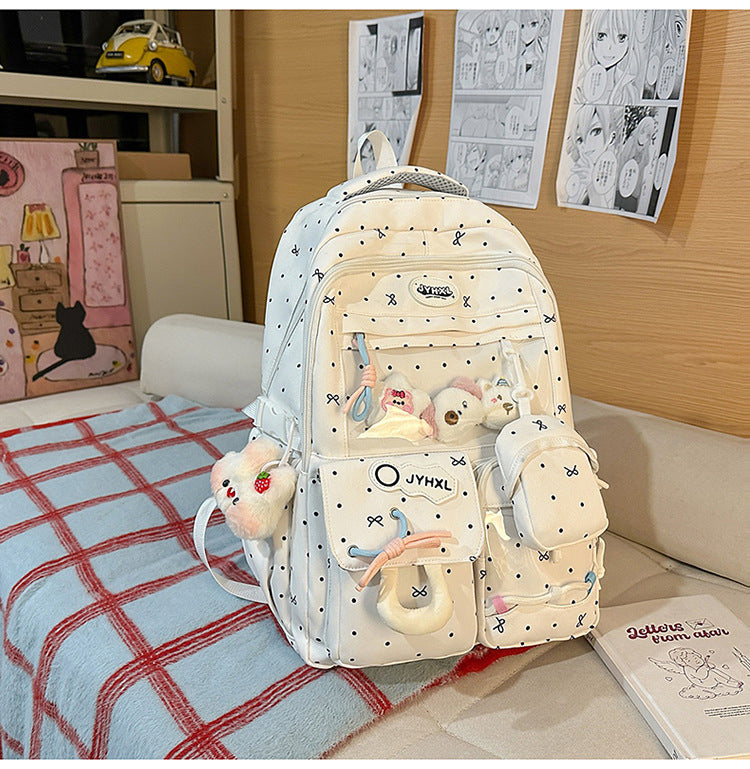 Mehrfachfach Transpatarent Schulrucksack