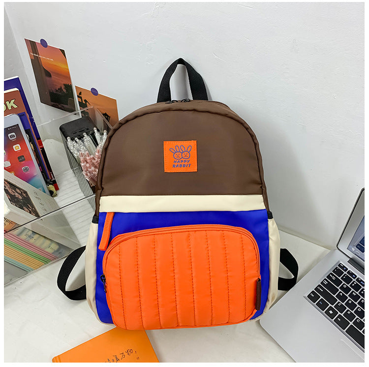 Farbe-Block Lässiger Rucksack Brehn