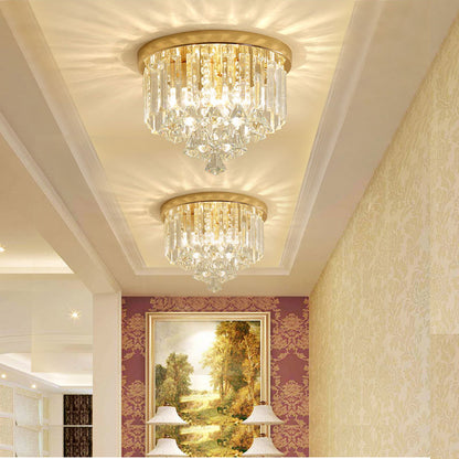 Kristall Flush Mount Deckenleuchte