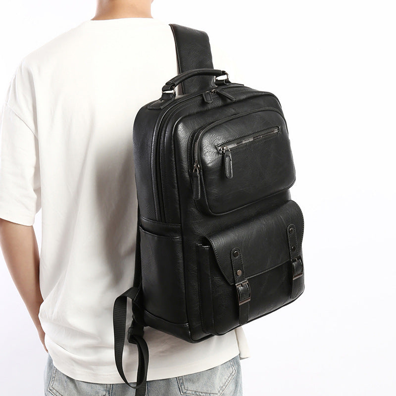 Premium Leder Organizer Rucksack Brehn