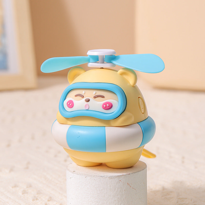 Unisex Tragbarer Mini-Lüfter im lustigen Panda-Design Brehn