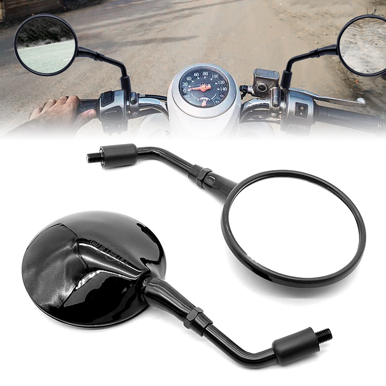 Verstellbare Motorrad Spiegel Brehn