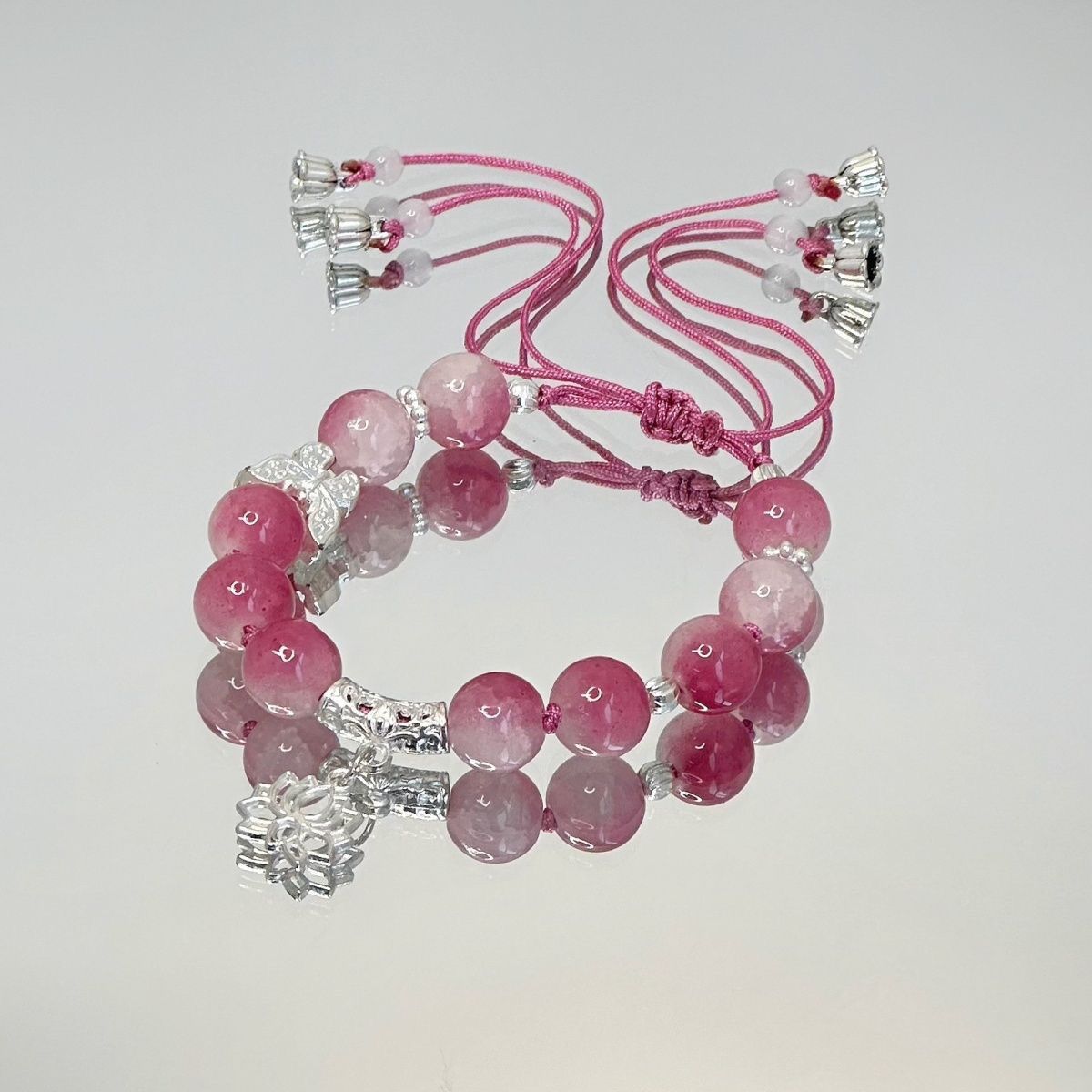 Artisan verstellbares Edelsteinarmband Brehn
