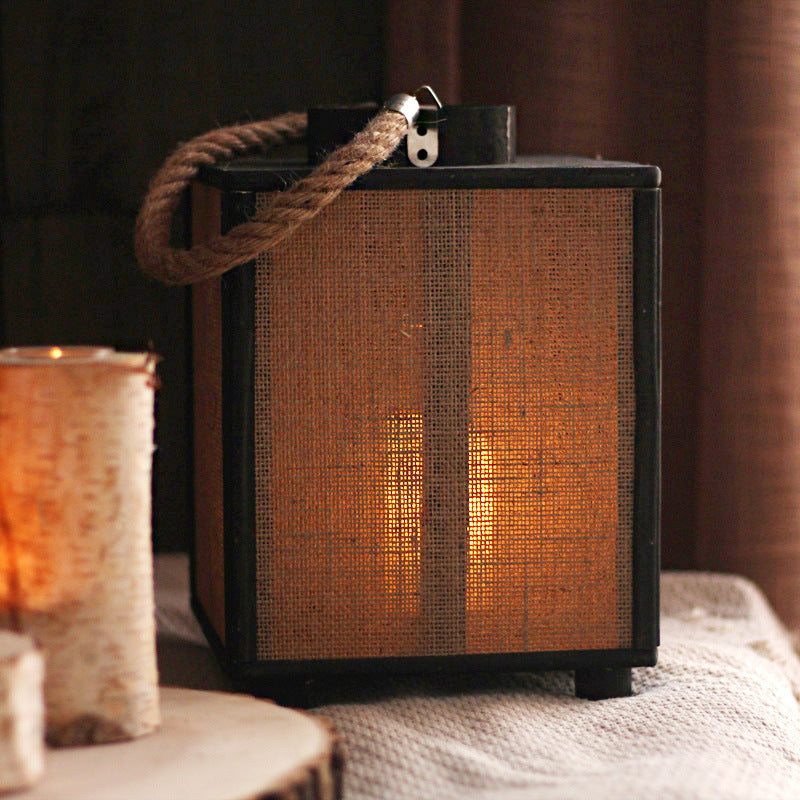 Rustikale Tischlampe Brehn