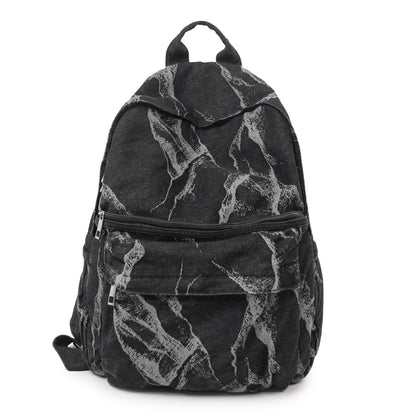 Stylische strukturierte Denim-Rucksack Brehn