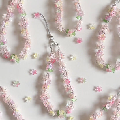 Blumenperlen Charm Brille Lanyard Brehn