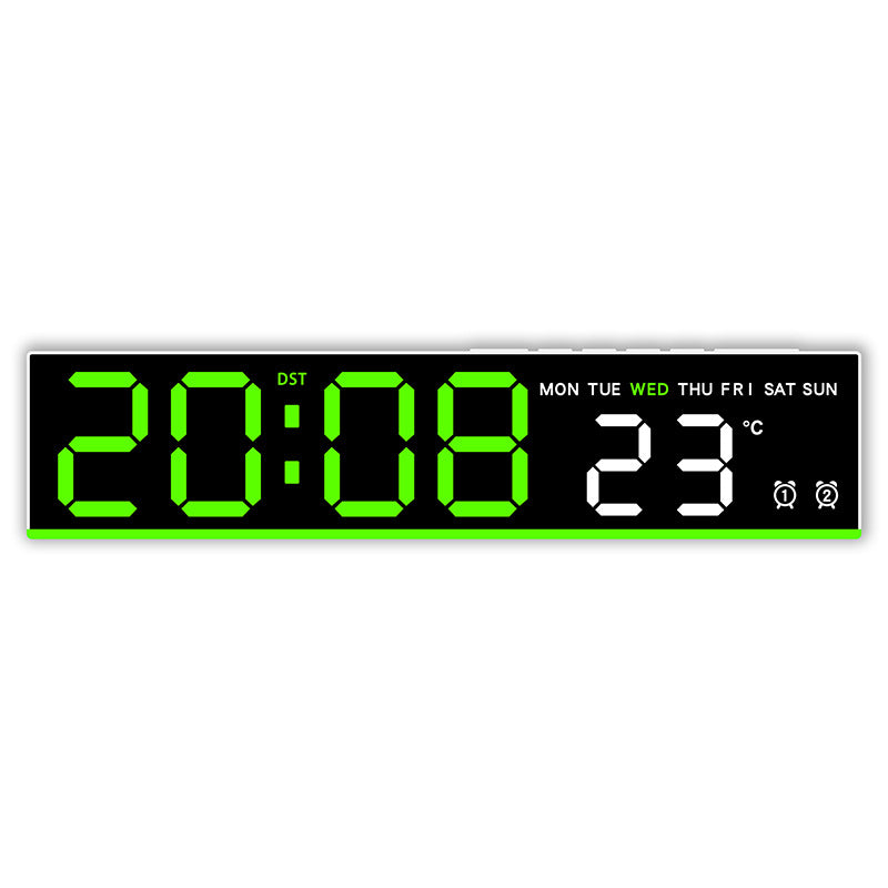 Digitaler Wecker mit großem LED-Display und Temperaturanzeige Brehn