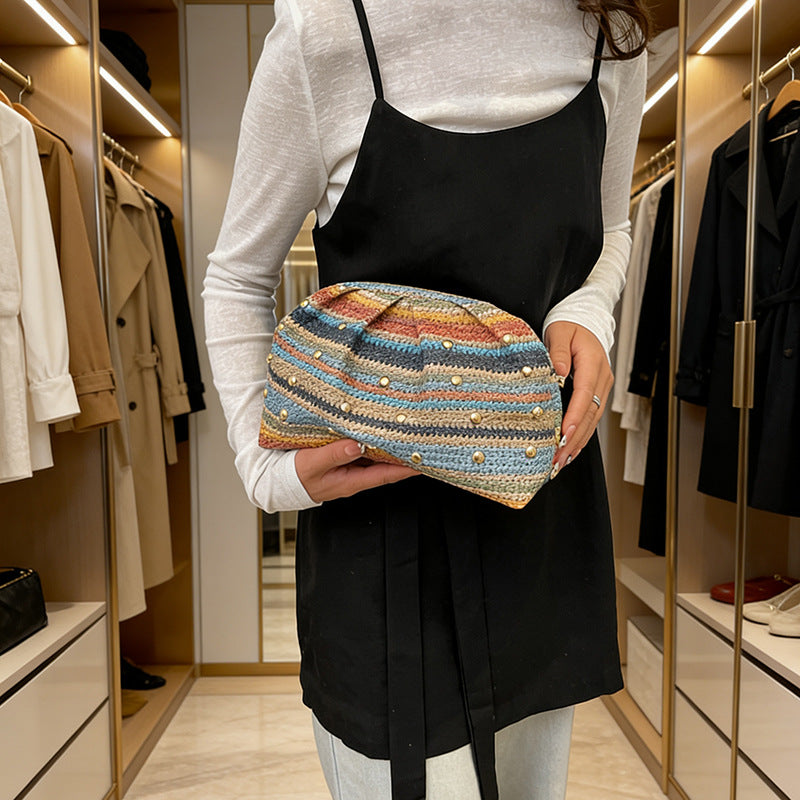 WoHandgefertigte Bohemian Häkel Tasche Brehn