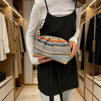WoHandgefertigte Bohemian Häkel Tasche Brehn