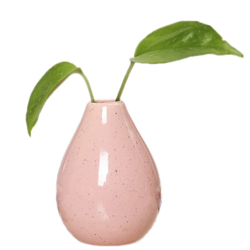 Kreative texturierte Keramikblumenvase Brehn
