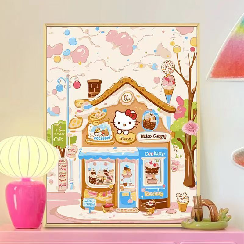 Niedliches bäckerei-themed Wandkunstdruck Brehn