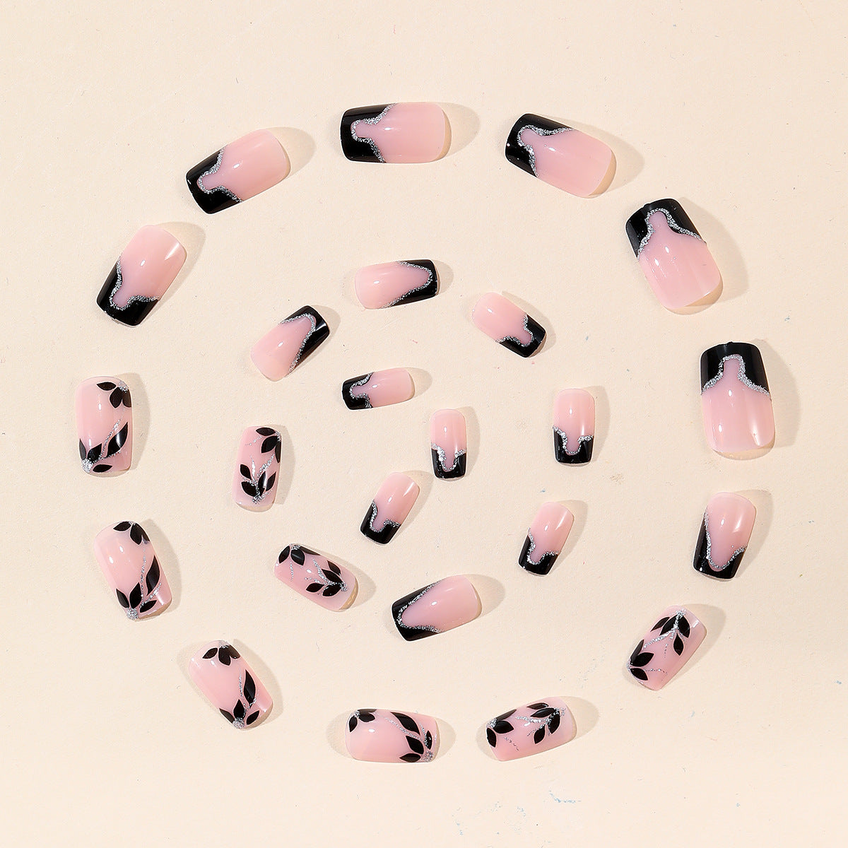 Elegante floral akzentuierte Nagelkunst Brehn