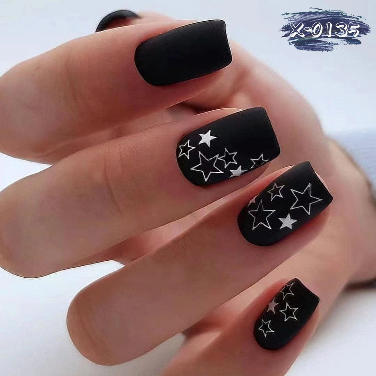 Künstlerisches Sternmuster Nagelkunst Set
