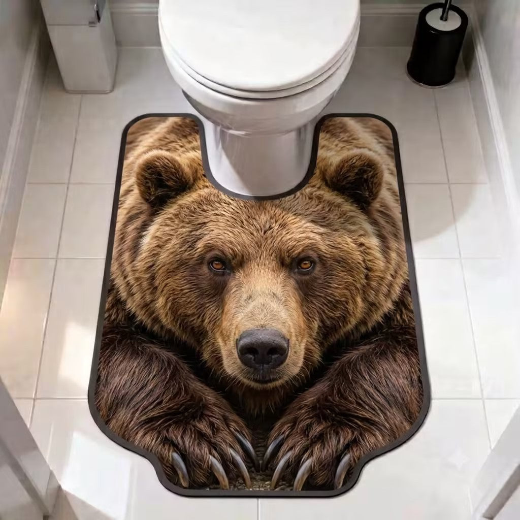 Poolbear Theme Dekorativer Badteppich