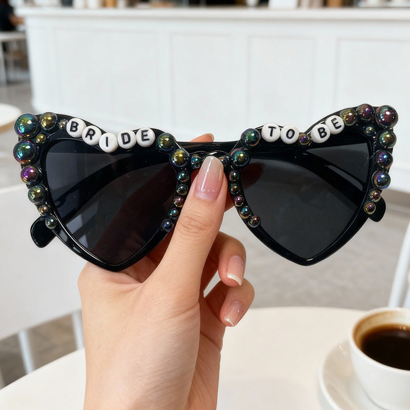 Hochzeits Cat Eye Party Sonnenbrille Brehn