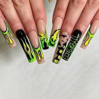 Theatrale Halloween Nagelkunst Brehn