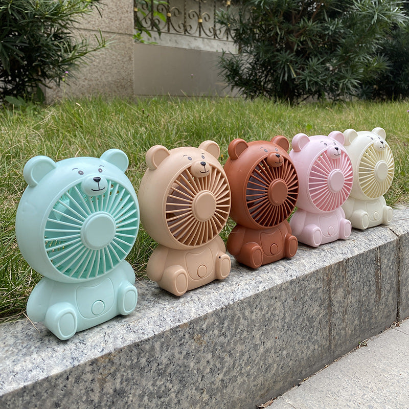 Unisex Niedlicher Bären Ventilator Brehn