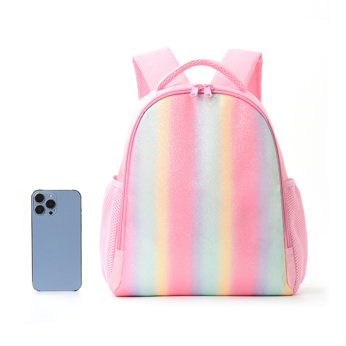 Glitzernder Rucksack mit Regenbogen-Design Brehn
