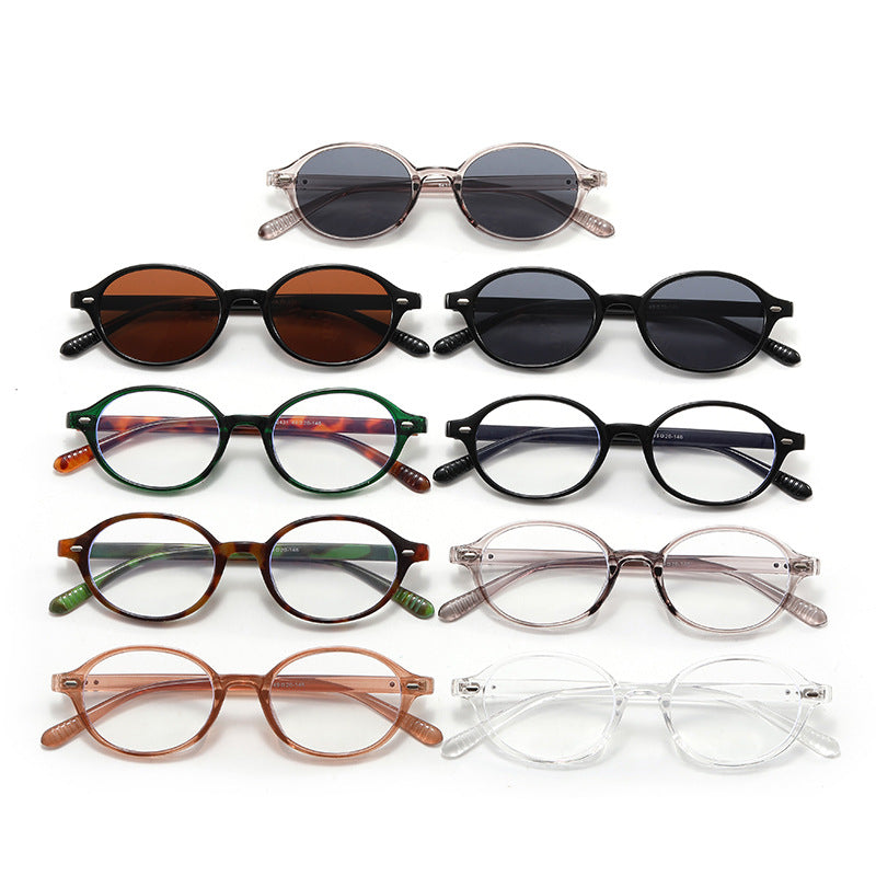 Damen modische runde Lesebrille mit flexiblem Kunststoffrahmen Brehn
