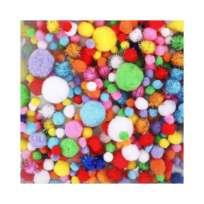 Unisex farbenfrohe Bastelpompons Brehn