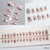 Blumenmuster Press-On Nagelspitzen Brehn