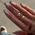 Glamouröse Press-On Nagelset mit hochglänzender Oberfläche und eleganten French Tips Brehn