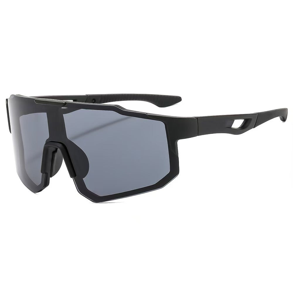 Unisex nan sportliche Fahrrad-Sonnenbrille mit einteiligem Visier, UV-Schutz und rutschfesten Nasenpads Brehn
