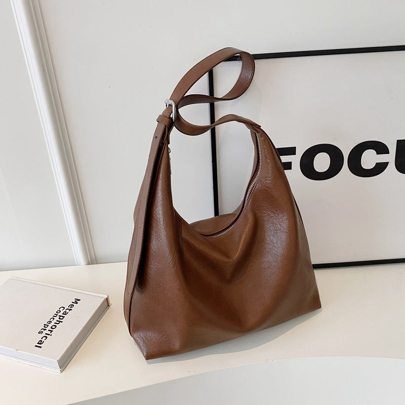 Weiche Leder Hobo-Handtasche Brehn