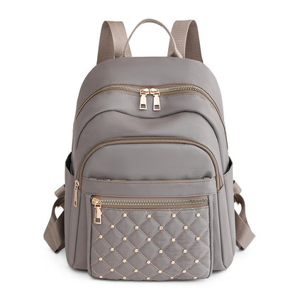 Eleganter gesteppten Multi-Taschen-Rucksack
